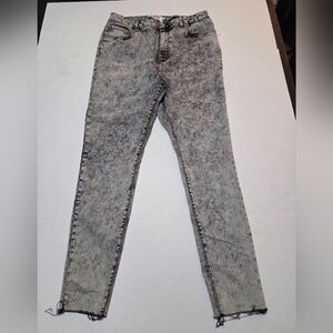Miami Gray Juniors High Rise Super Skinny Jeans EUC Size 13